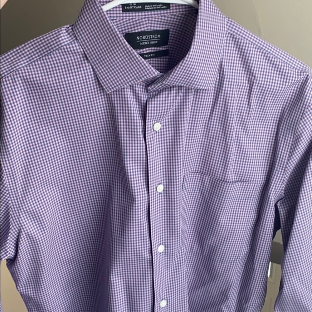 Nordstrom dress shirt. Unused. 15 1/2, 34-35.